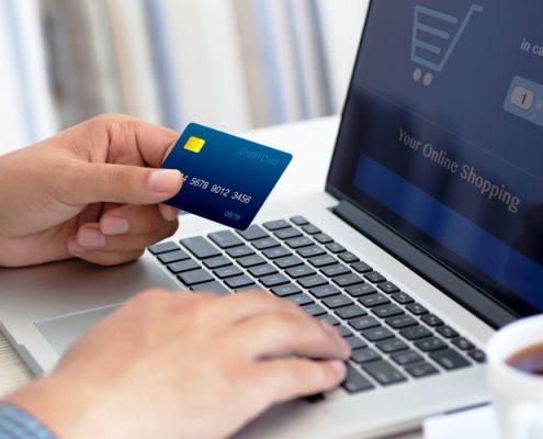 Compra online com Cartão de Crédito